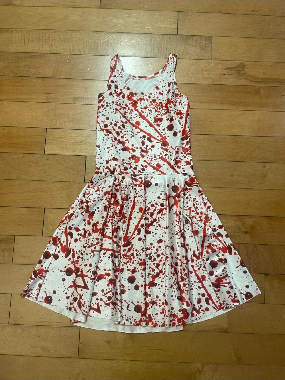 Blood Splatter Tank Dress Halloween zombie